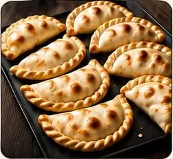 Empanadas doradas al horno