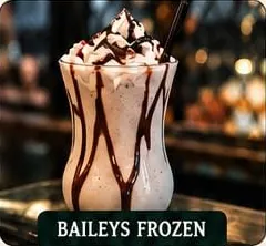 Baileys frozen con salsa de chocolate
